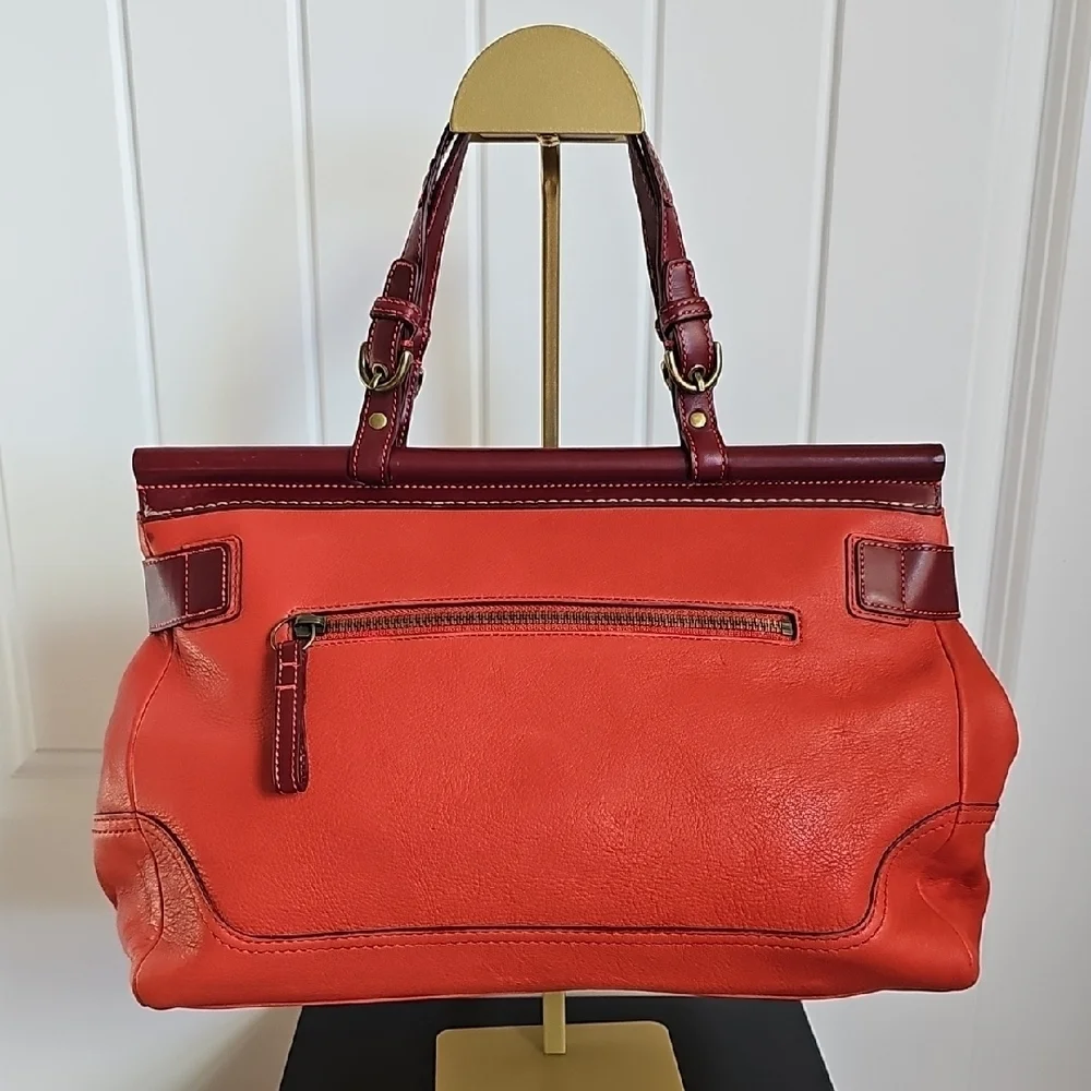 Coach Vintage Rare 2004 Soho Dowel Top Leather Satchel Limited Edition - Picture 11 of 15